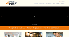 Desktop Screenshot of groupehbf.com