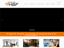 Tablet Screenshot of groupehbf.com
